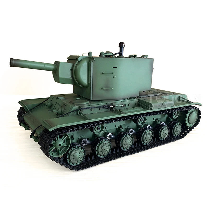 HENG LONG 1/16 Scale RC Tank Soviet KV-2 Gigant 7.0 FPV 3949 360° Turret Barrel Recoil Radio Control Toy BB Pellets TH19749 4