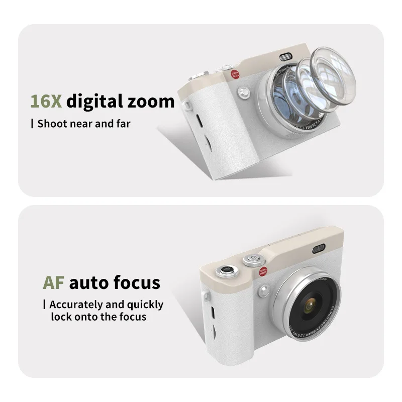 Cross-border Flip Screen Retro Campus Student Digital Camera CardCCDMicro SLR Camera HD Pixel Photography