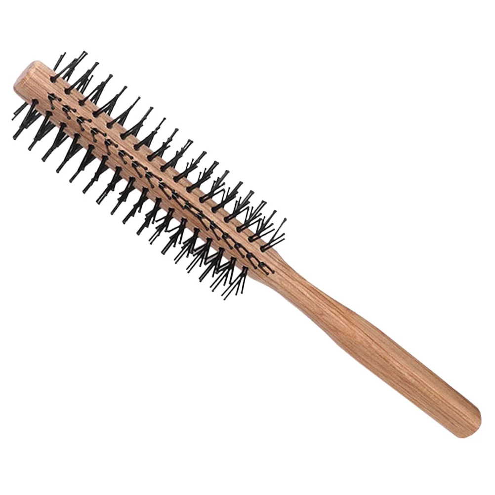 

2/1pc Round Hair Brush Blow Drying Comb Household Blow Styling Comb Small Round Brush Wooden Roller Comb