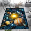 3D Universe Planet Carpet for Living Room Decor Sofa Table Large Area Rugs Bedroom Bedside Foot Pad Entrance Doormat Alfombra 2