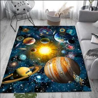 3D Universe Planet Carpet for Living Room Decor Sofa Table Large Area Rugs Bedroom Bedside Foot Pad Entrance Doormat Alfombra 2