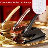 Book Wedding Embosser Stamps Customized Designs Personalized Embossing Stamp Custom Handheld Envelope Invitation Card Seals DIY 1