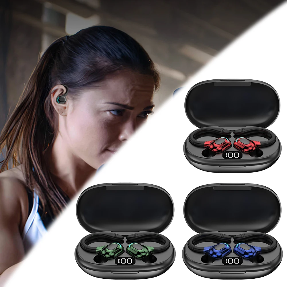 Bluetooth-Compatible 5.0 Wireless Open-Ear Headphones High Accuracy Smart Translator Earbuds IPX 5 Waterproof for Professionals