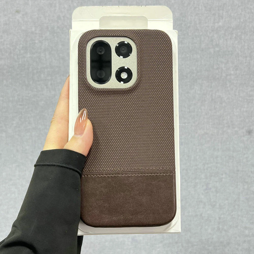 Premium PU Leather Iron-On Nylon Fabric Frameless Cooling Case
