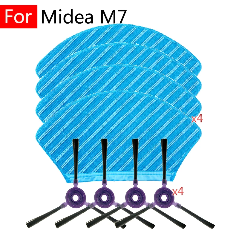 

Запасные детали для Midea M7 Hepa фильтр, боковая щетка Сменное оборудование для дома навесное подметание