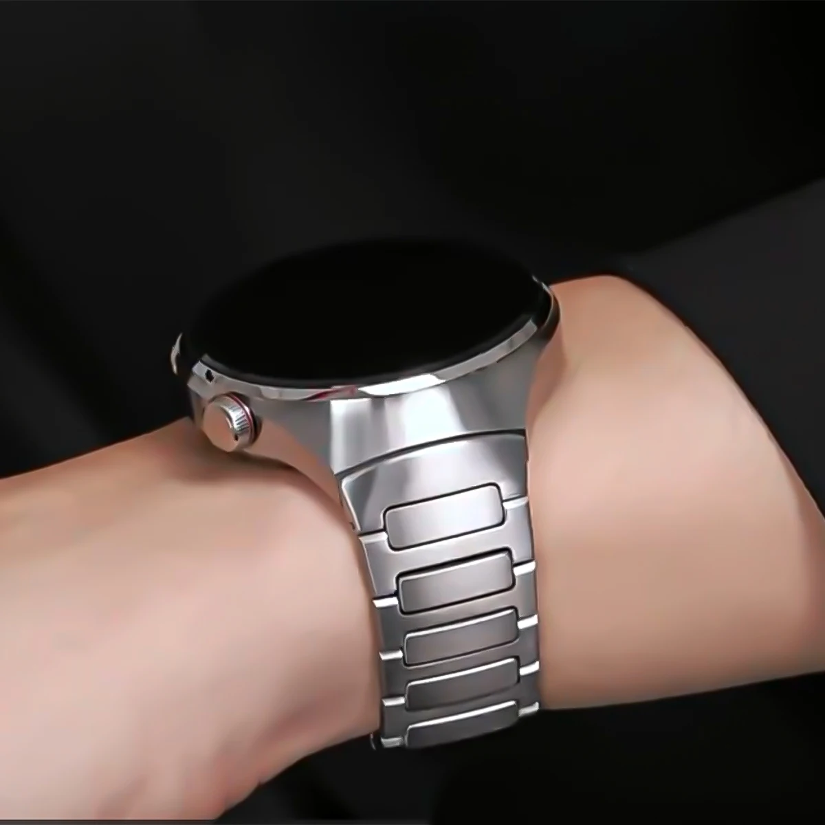 화웨이 워치 5 46MM용 고급 티타늄 스트랩, 틈새 없는 메탈 밴드, 화웨이 워치 5 42mm 비즈니스 퀵 릴리즈 밴드