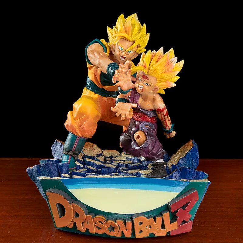 フィギュアドラゴンボール孫悟飯と孫悟天の親子 かめはめ波セット フィギュアドラゴンボール孫悟飯と孫悟天の親子 かめはめ波