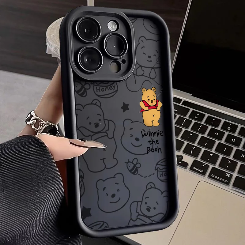 thumbnail image 1 of Disney Winnie Case for Samsung Galaxy S23 S22 S21 Ultra Plus S20 FE A54 A53 A52 A52S A51 A50 A50S A34 A33 A32 5G 4G Soft Cover, 1 of 5