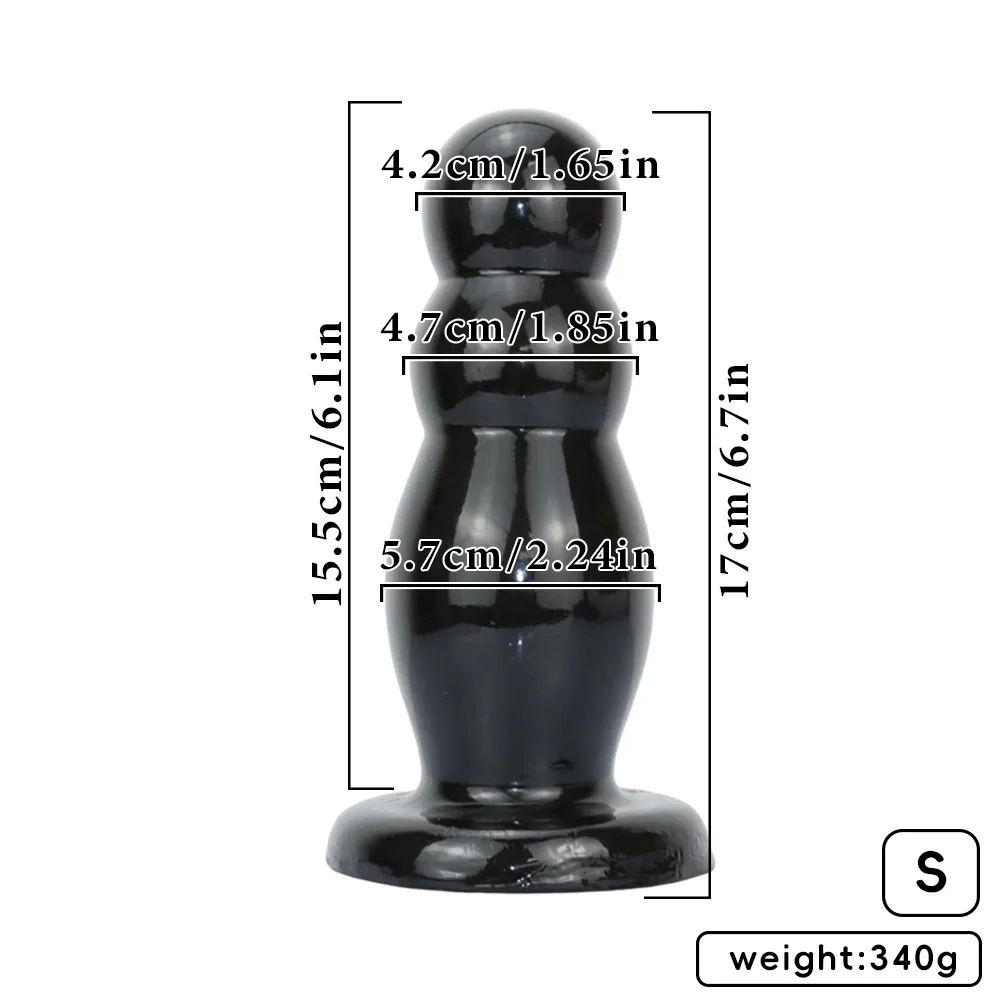 Anal Dildos 9CM Giant Anal Dilator Big Anal Plug Female Butt Plug Anus Insertion Vaginal Masturbator For Men/Women Sex Toys 18+