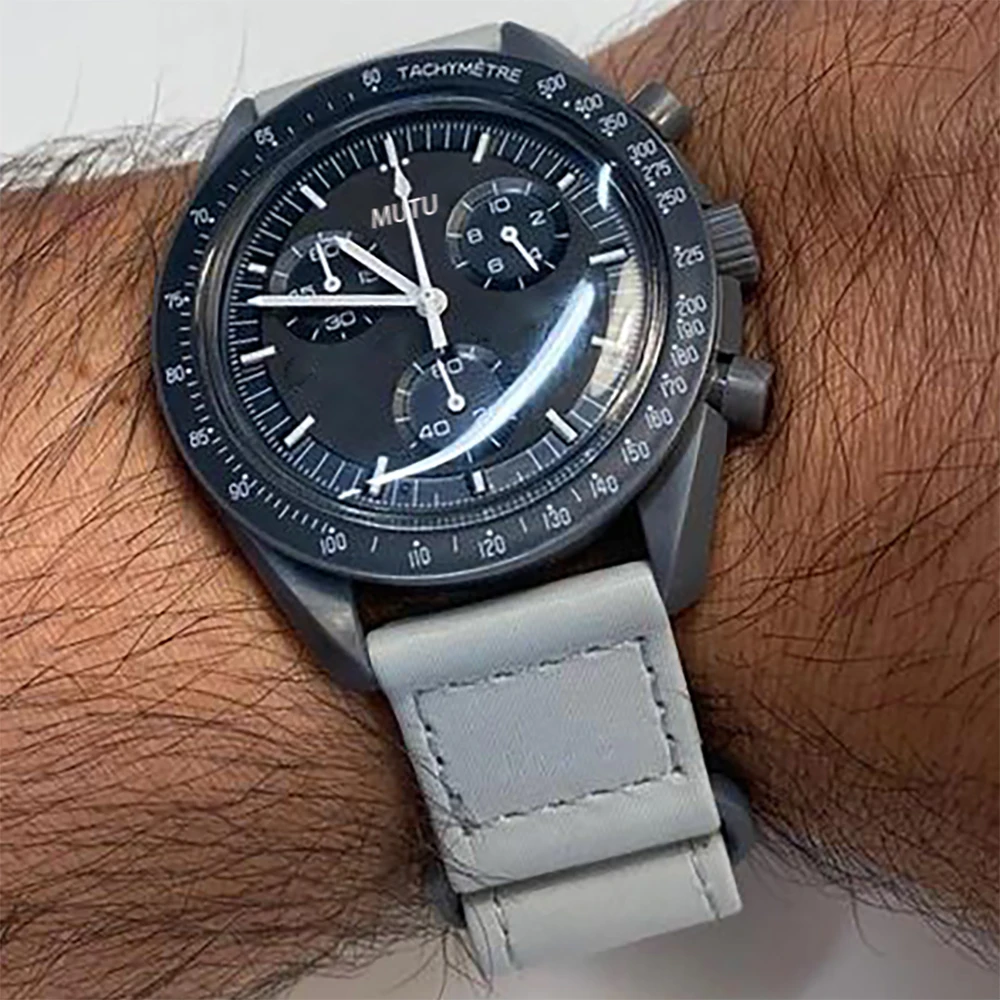 Hot AAA Original Brand Quartz Watches Multifunction Plastic Moonwatch Mens Chronograph Explore Planet Clocks Relogio Masculino