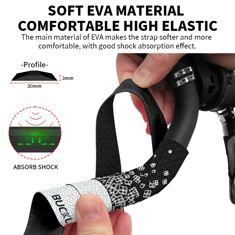 Bike Handlebar Tape Shock-Absorption Cycling Drop Bar Tape Road Bicycle Parts