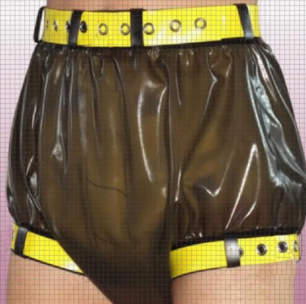 

Latexanzug Rubber Gummi kurze Hose Fashion shorts pants Zentai Kostüm Cosplay