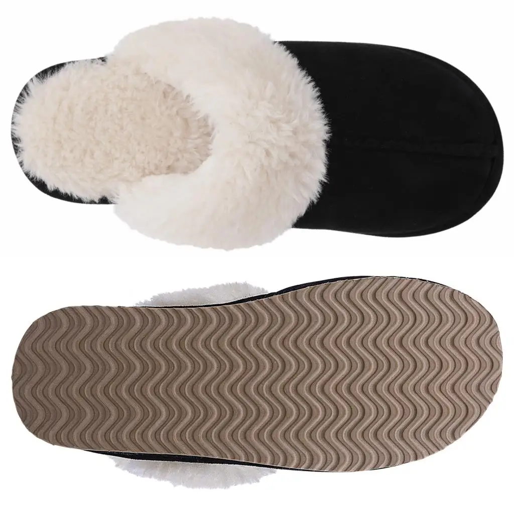 Fluffy Memory Foam Fur Slippers for Women - true deals club