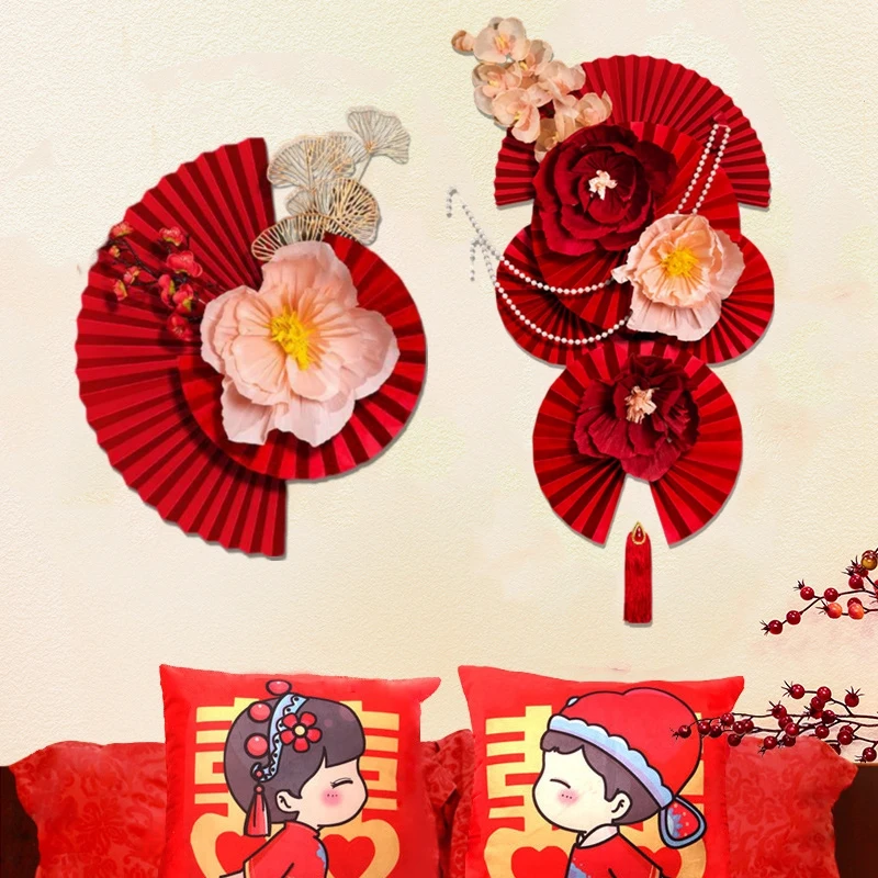 AOFOTO 5x7ft Cherry Blossom Flowers Red Lantern Backdrop For Photoshoot Chinese Garden Courtyard Archway Arch Gate Spring Theme Backdrop Traditional Spring Festival Kids Adult Portrait Photo Props