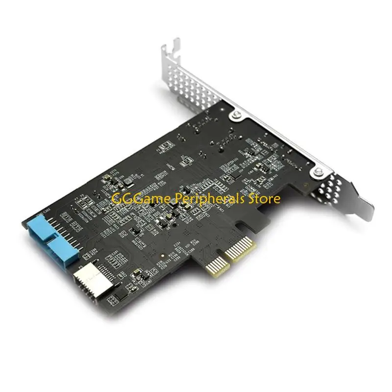 이중 USB 3.2 Gen1 Type C 포트 및 5Gbps 데이터 전송을 제공하는 U55B 효율적인 PCIe 카드