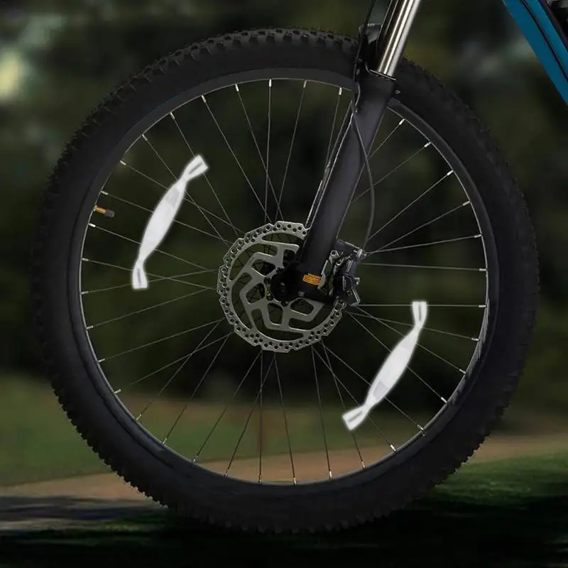 Bicycle Wheel Spokes Reflective Sticker Tube Warning Safety Light Bicycles Decor DIYs Cycling Reflector Reflective Safety Kit