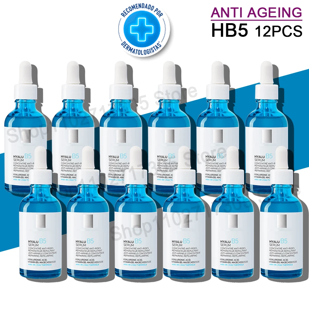 

12pcs 30ml Hyalu B5 Serum Cicaplast B5 Vitamin C10 Retinol B3 Niacinamide 10 Effaclar Serum Anti-Wrinkle Facial Serum