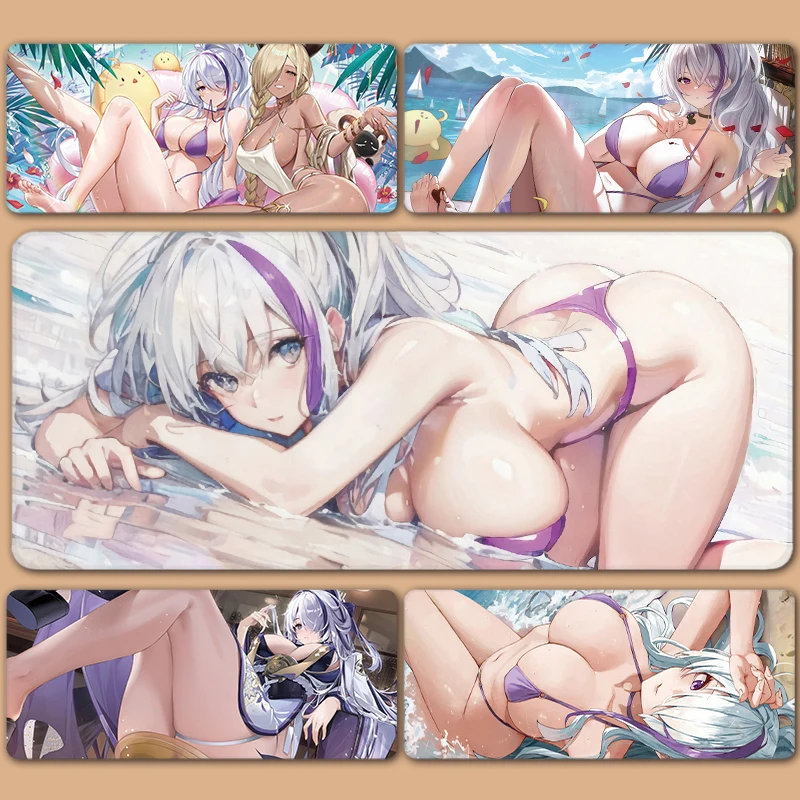 

Azur Lane Sexy Girl Unzen Owari XXL Large Mouse Pad Computer Laptop Non-slip Office Keyboard Mats Desk Mat Mousepad