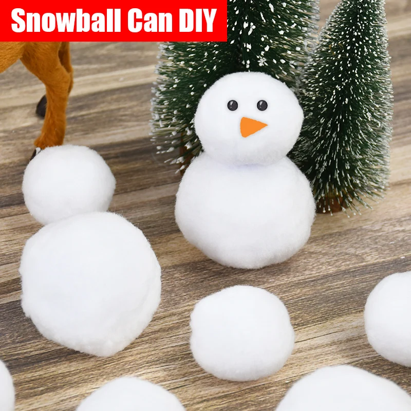 Snow Fake Balls Christmas Gift Toy Set Home Decoration 50Pack