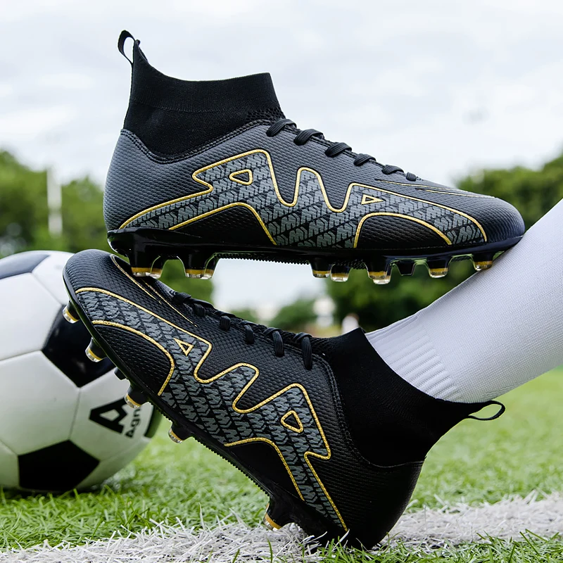 Fußballschuhe TF/FG Fußballplatzstiefel Herren Outdoor-Sportschuhe Anti-Rutsch-Grasspieltraining Erwachsene Hohe Qualität_voghion.com