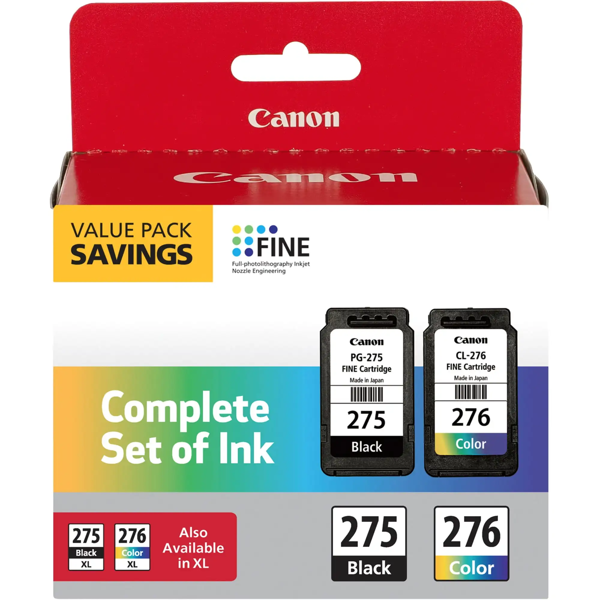 

Canon PG-275/CL-276 чернильный картридж черный и разноцветный