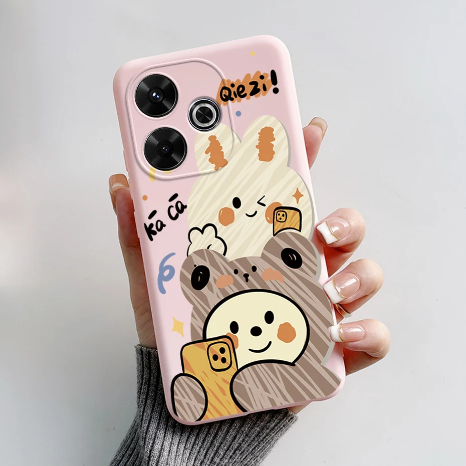 Adorable Rabbit & Panda Silicone Shockproof Phone Case