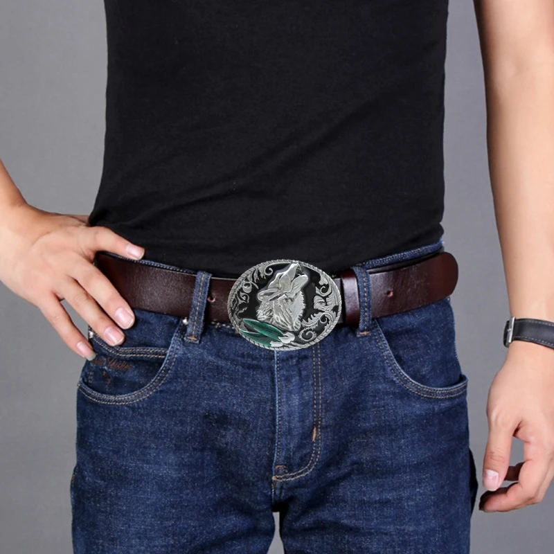 Vintage Multiple Type Relief Belt Buckle for Adult Waist Belt Unisex Drop Shipping