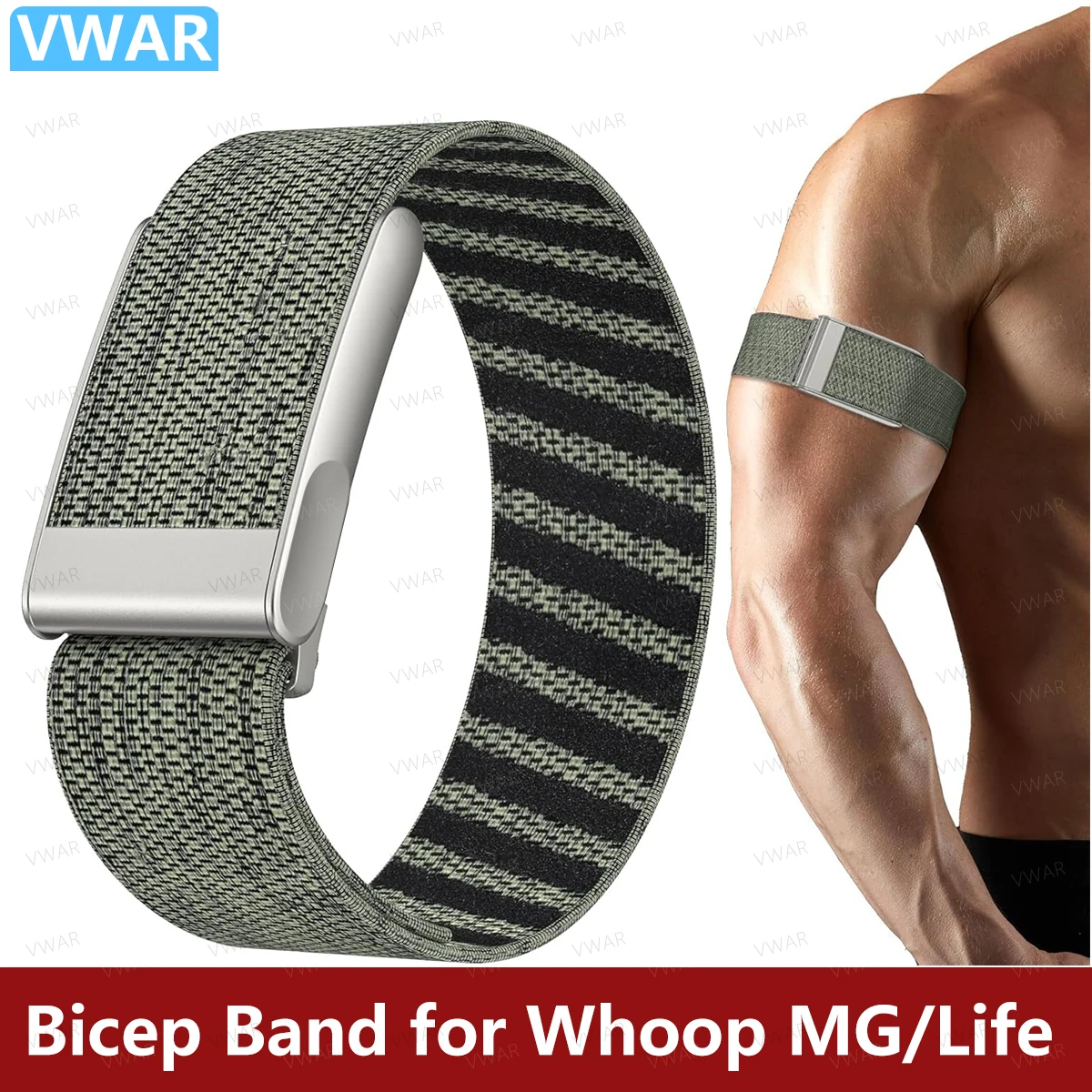 Breathable Nylon Bicep Band - Resistant Arm Strap