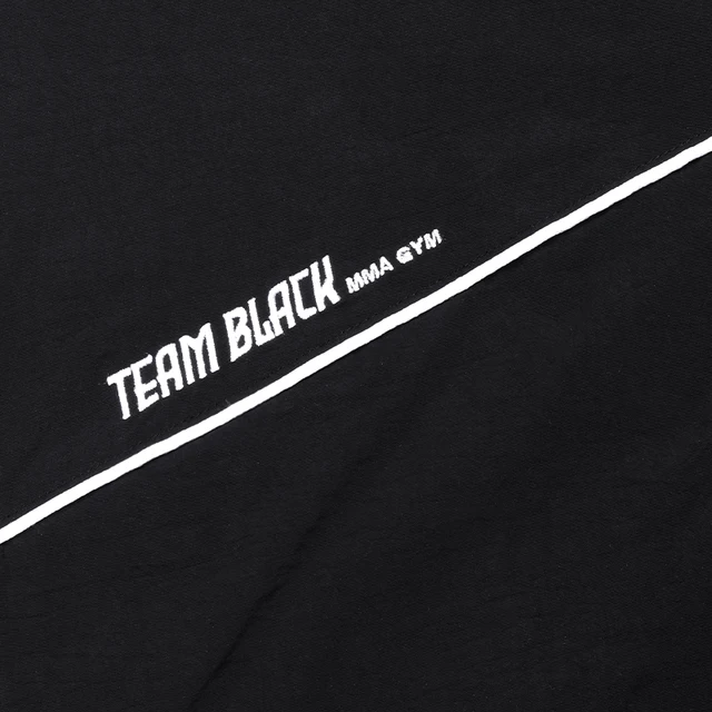 Jinx Team Black Jacket Unisex Windbreaker Sports Coat Men Women Loose Track Activewear Long Sleeve Top Embroidery Y2k Outerwears