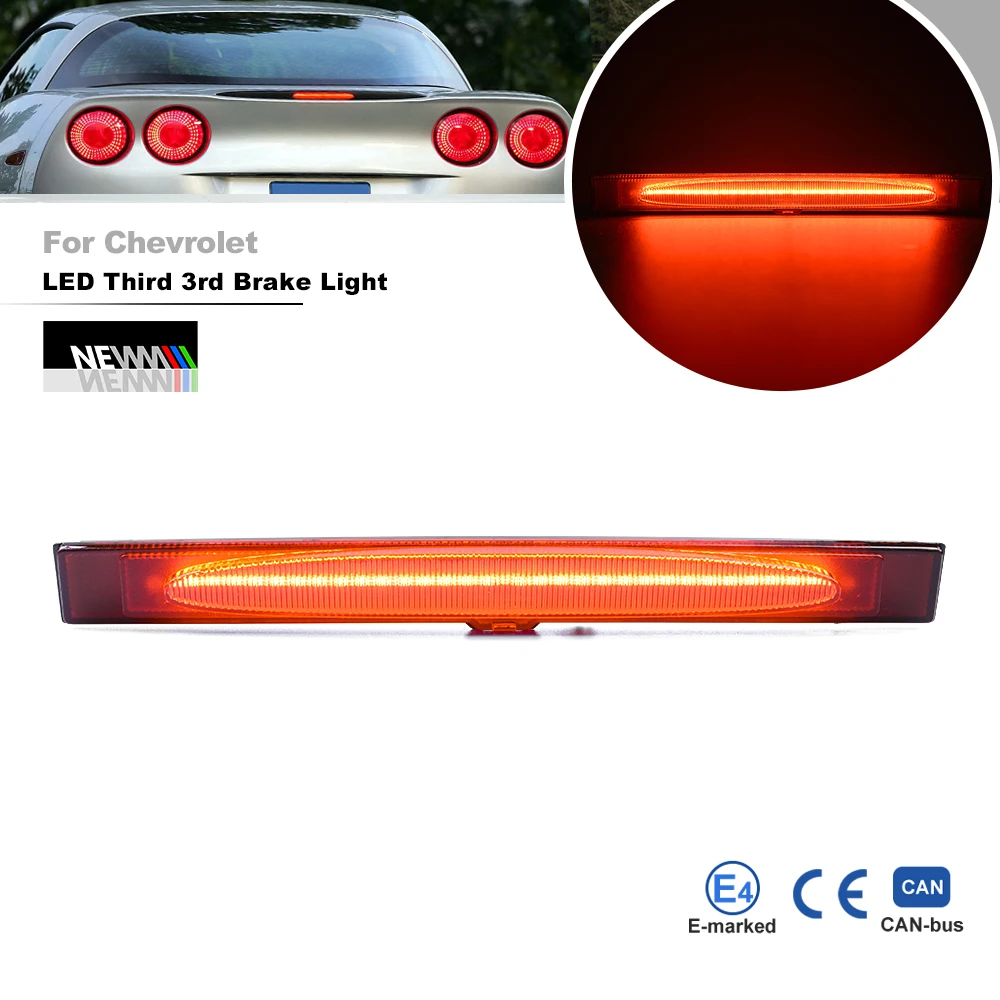 3D LED Bar 3rd Third Tail Brake Light Rear Center Parking Lamp Red For 05-13 Che - Foto 13