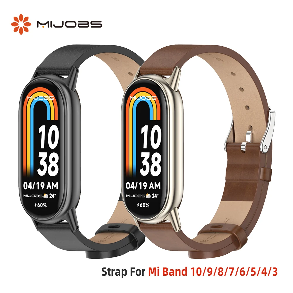 Luxurious Leather Strap for Mi Band - Elegant Wristband Bracelet