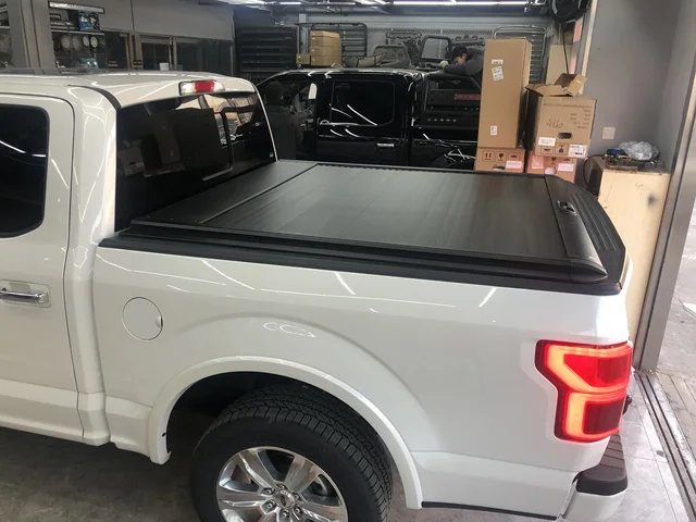 Couvercle de Tonneau pour camion pick-up électrique, étanche, rétractable,  avec rouleau, pour canon GWM - AliExpress