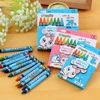 8pcs 8.5cm Boxed Color Crayon Children Painting Art Kits Creative Handmade Drawing Crayon Cute Painting Set Gift for Kids 1