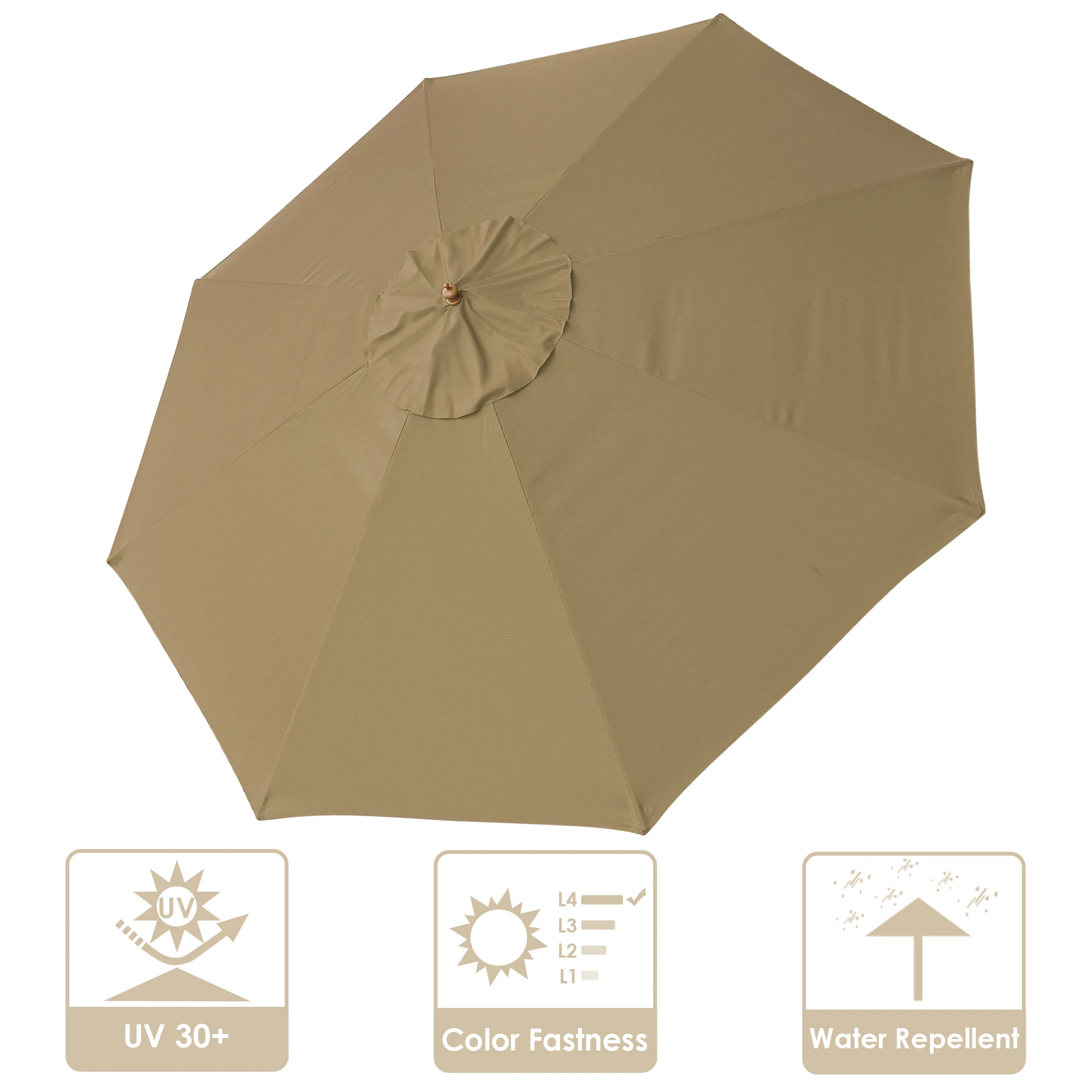 YeStarry 13 Ft Patio Umbrella 