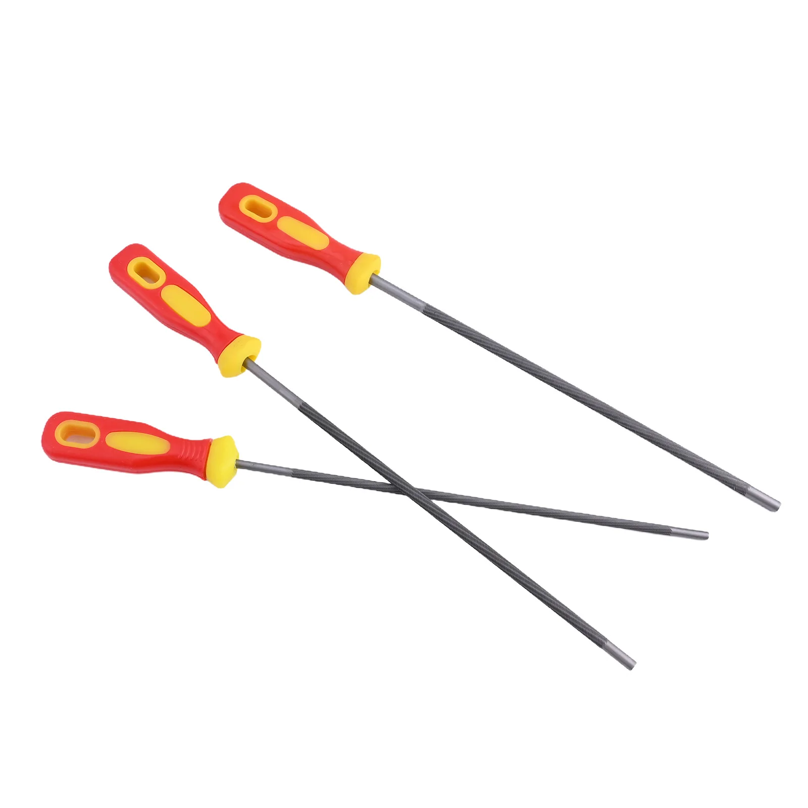 3-teiliges Set Runde Hochkarbon-Stahl Feilensätze für Kettensägen, Schärfwerkzeug für Holzbearbeitung, 4,0mm/4,8mm/5,5mm – Detail 3
