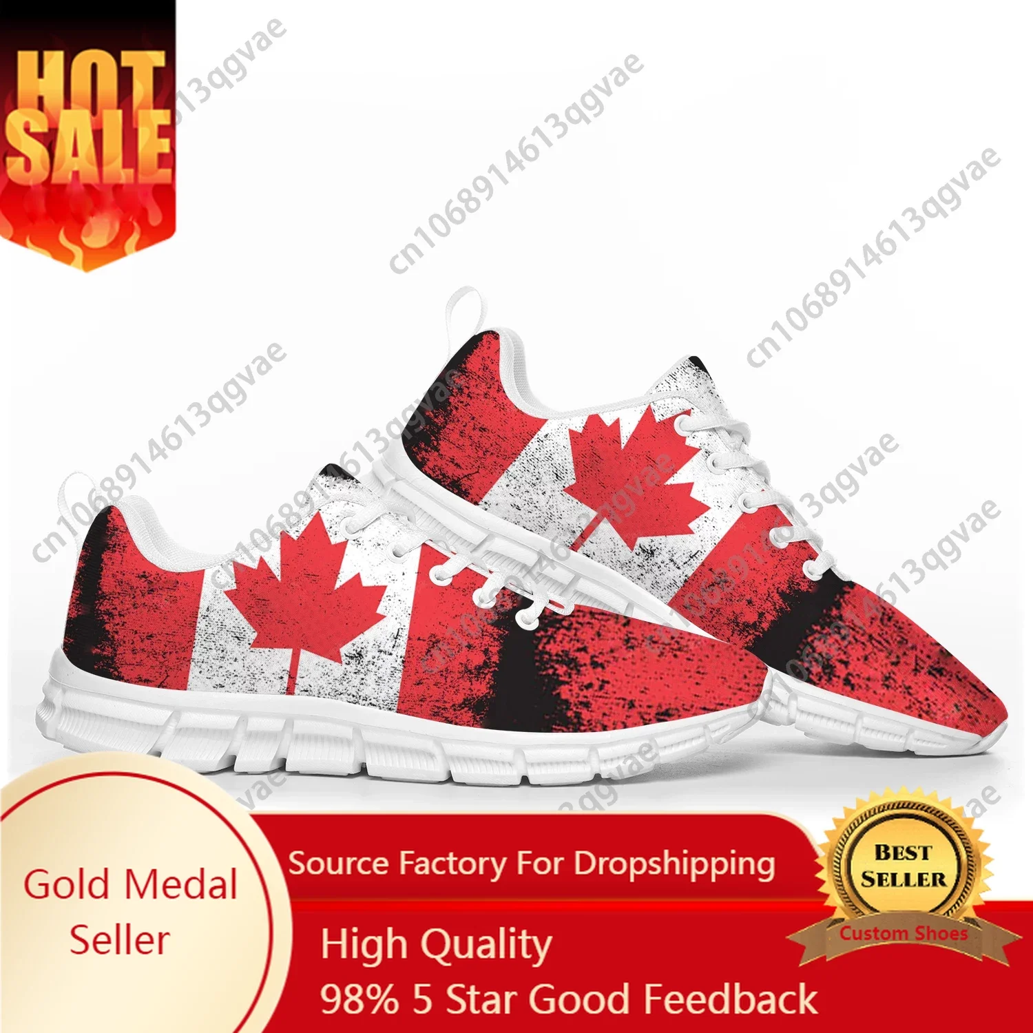 

Canadian Flag Sports Shoes Mens Womens Teenager Kids Children Sneakers Canada Casual Custom High Quality Couple Shoes