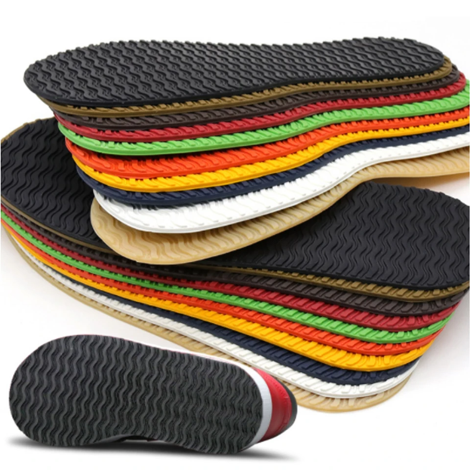 Shoe Sole Repair Rubber Sheet - 58x38cm, 2.2mm Thick, Wear-Resistant Material (Multiple Colors)