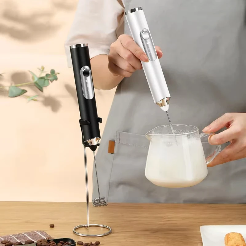 Electric egg beater, portable 3-speed beverage jam coffee machine, cake cream machine, kitchen double stick batter mixer