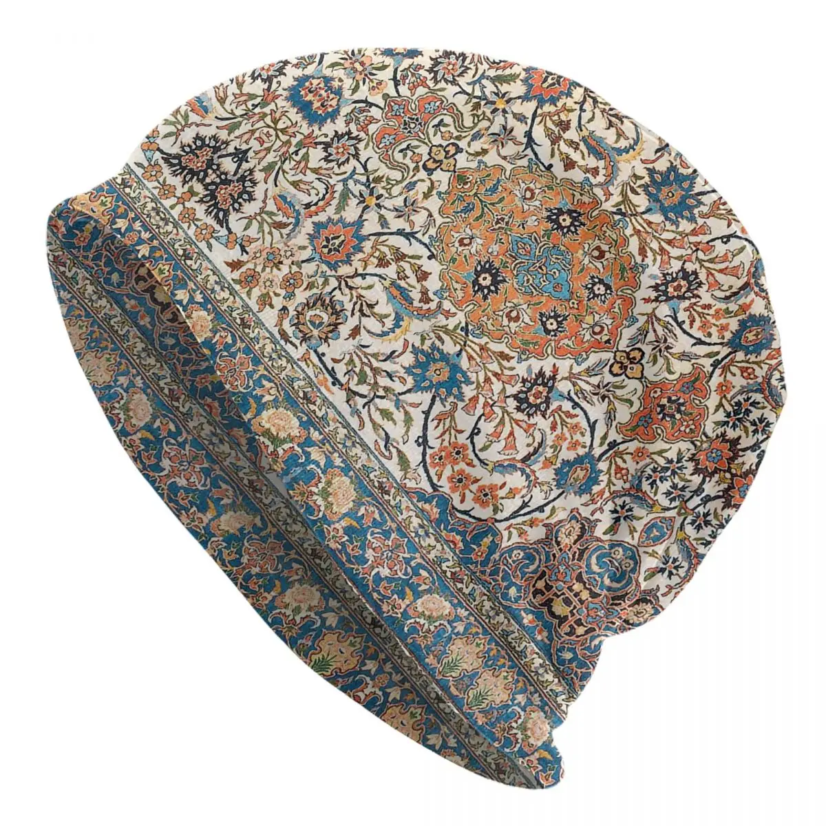 

Isfahan Antique Bonnet Homme Outdoor Thin Hat Bohemian Boho Style Skullies Beanies Caps For Men Women Creative Fabric Hats
