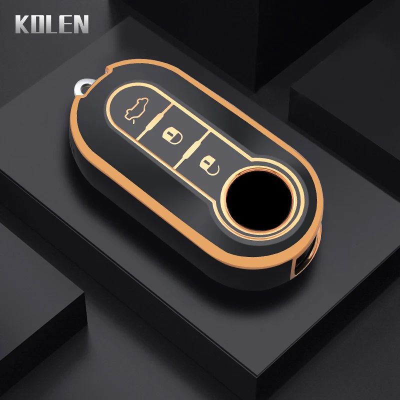 Premium TPU Car Folding Key Case Cover Shell Fob