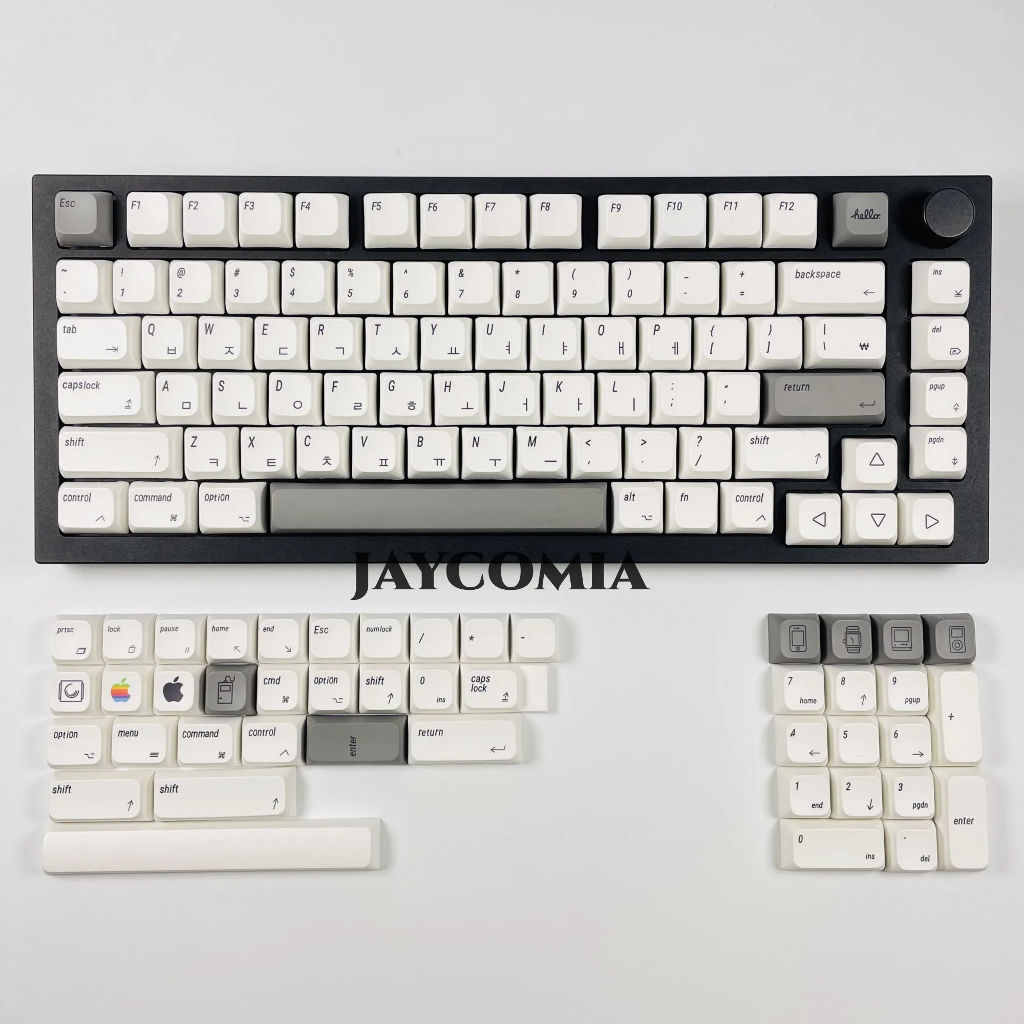 Фото Колпачки для клавиш XDA PBT, английский/японский/русский/Корейский, 127 клавиш/комплект №5