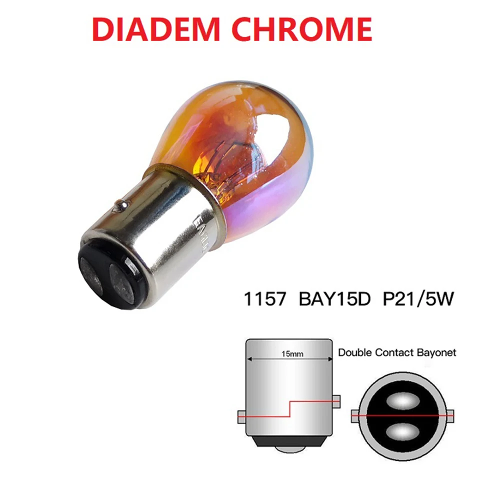 S25 PY21W 50DCA BAU15S ǹ/ũ ڹ  , 12V 21W 1156 BAY15D P21/5W ڵ Ĺ̵  ǥõ , 2 