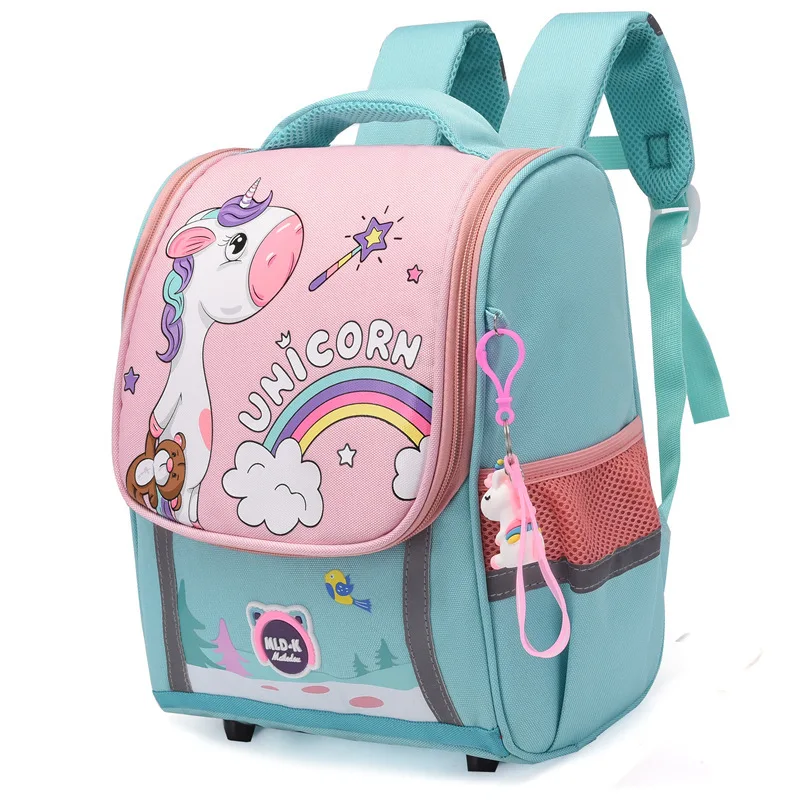 2024 new primary school schoolbag cartoon canvas large capacity water-proof kindergarten children's space backpack 5