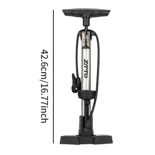 Bike Floor Pump Air Bicycle Pump Inflator Stirrup Pump with Gauge Mini Bike Pump for Inflatable Toys Bicycle Motor Tire Balls
