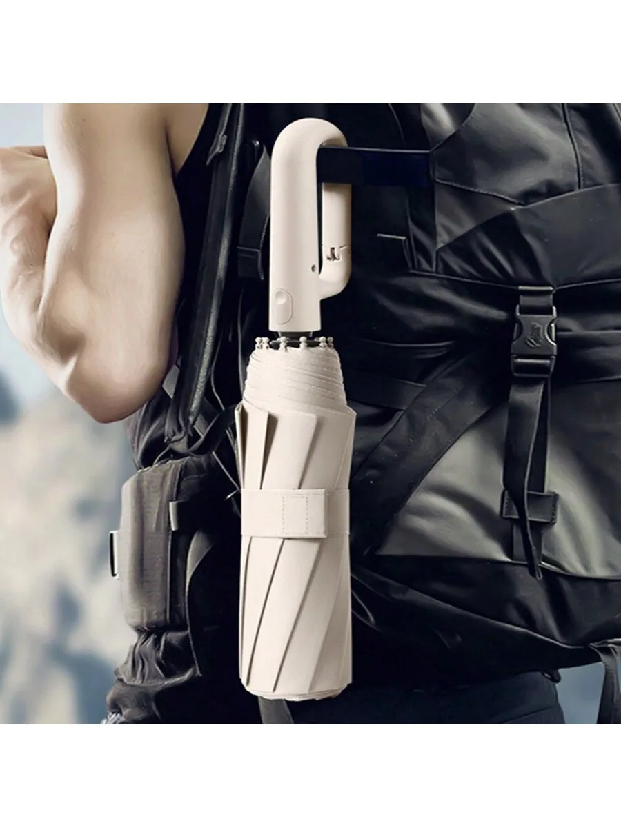 30 bone 105cm windproof umbrella reinforced automatic folding umbrella waterproof umbrella buckle handle men's