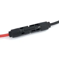 สายต่อพลังงานแสงอาทิตย์ 10AWG พร้อมกล่องต่อสายกันน้ำสำหรับระบบแผงโซลาร์เซลล์บนเรือ RV รถบ้าน และเรือเดินทะเล 2