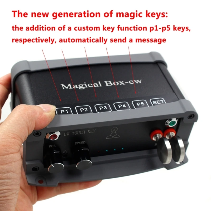 

CW Automatic Keys USB HUB Input Online Automatic Sending Remote Control