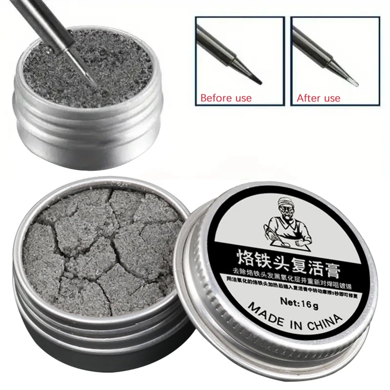Soldering Iron Tip Cleaning and Refreshing Paste