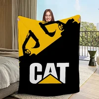 Four seasons warm soft plush blanket C-CaterpillarS design for sofa cool living room C-CATs office bedroom travel gift Flannel 2