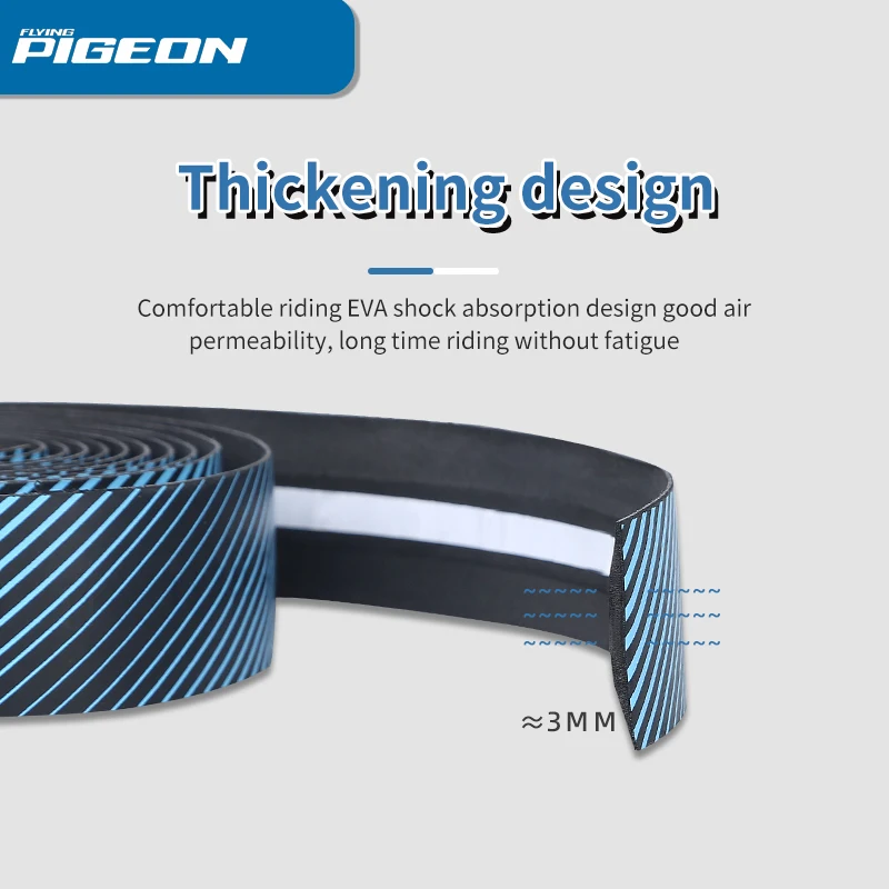 Bicycle Handlebar Tape Mountain Road Bike Soft PU EVA Non-Slip Handle Bar Tape Cycling Shock Absorption Handle Belt